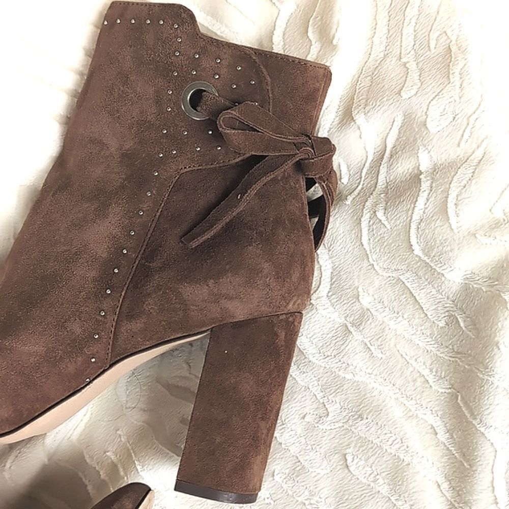 Chelsea And Violet Miley Boots Size 8.5 Chocolate Suede🤎 - Picture 4 of 14